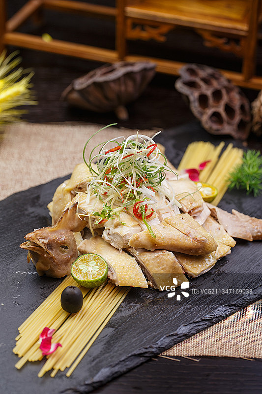 广式白切鸡图片素材