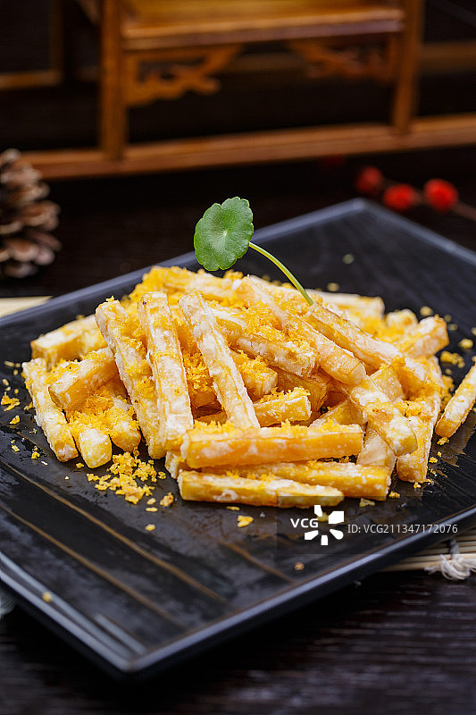 咸蛋黄焗南瓜图片素材