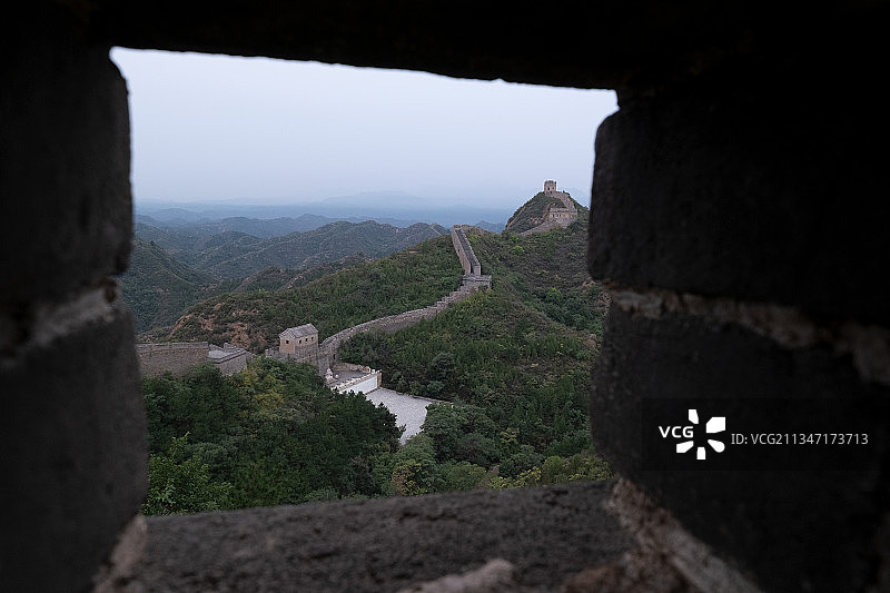 河北省承德市金山岭万里古长城图片素材