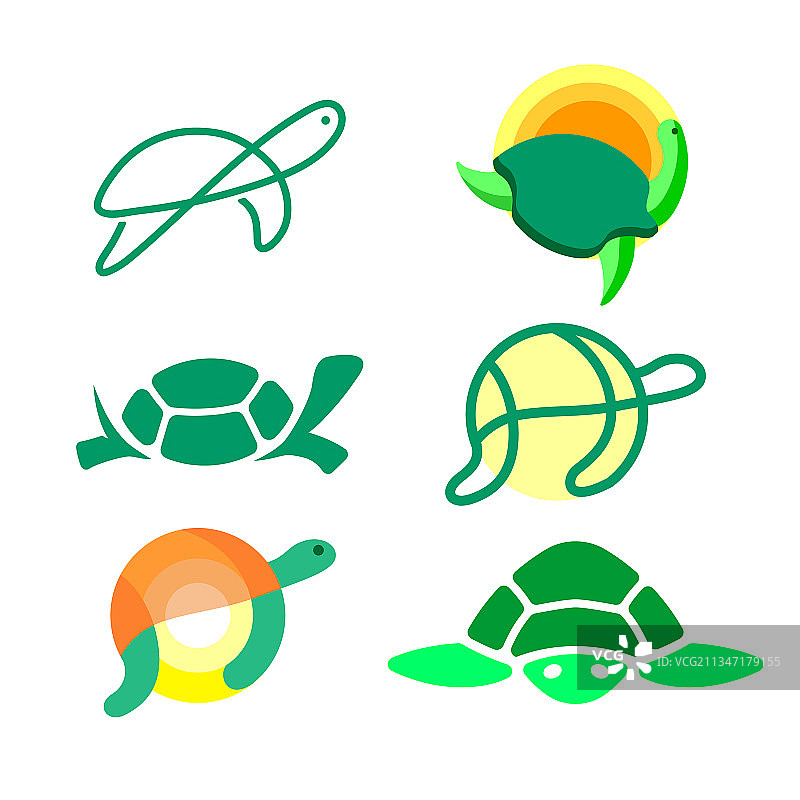 海龟logo图标符号图片素材