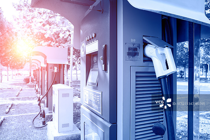 新能源汽车充电桩科技图片素材