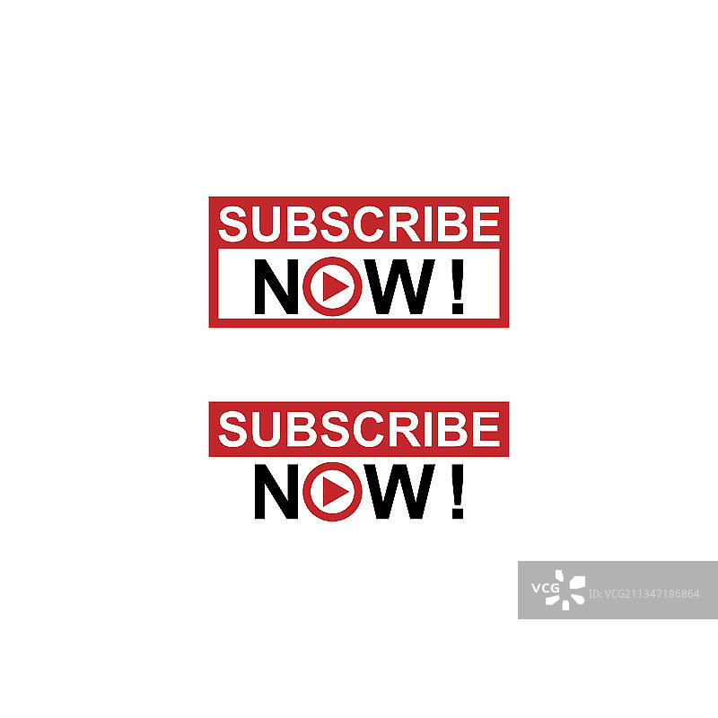 立即订阅图标徽标按钮模板图片素材