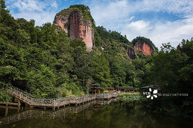 三明泰宁丹霞地貌图片素材