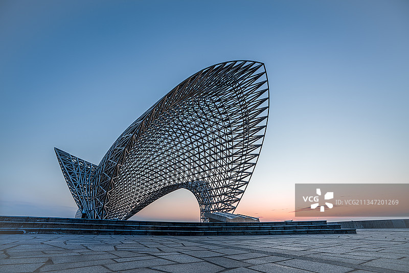 上海南汇新城海滩图片素材