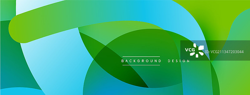 抽象交叠线和圆几何图片素材