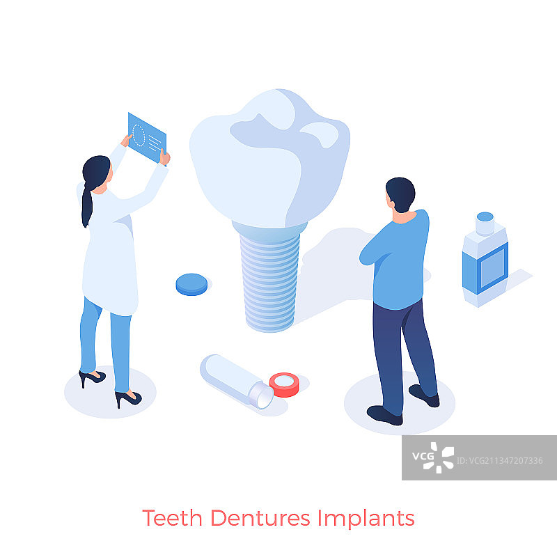 牙齿种植牙齿正畸医生新测试图片素材