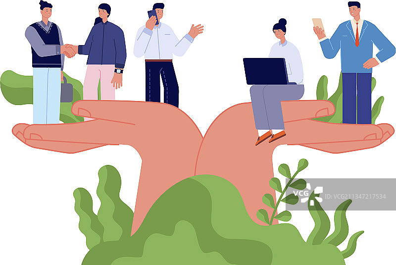 员工福利保障图片素材