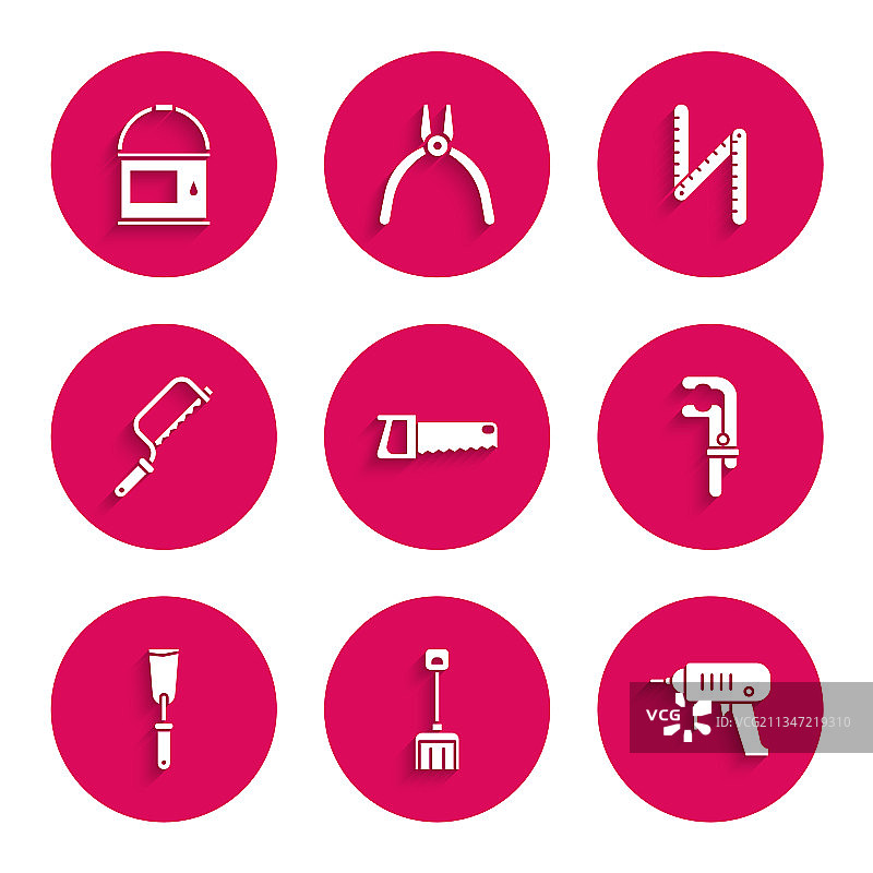 手锯、雪铲、电钻机图片素材