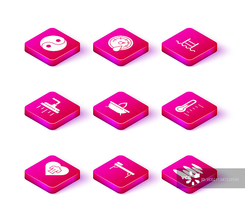 按摩台、淋浴喷头和香薰蜡烛图片素材