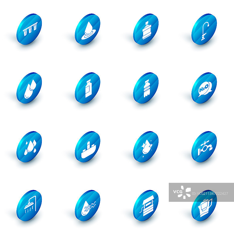 大瓶装饮用水套装图片素材