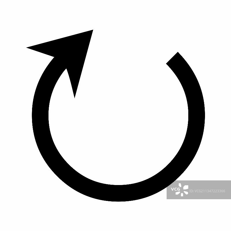 顺时针箭头符号图片素材