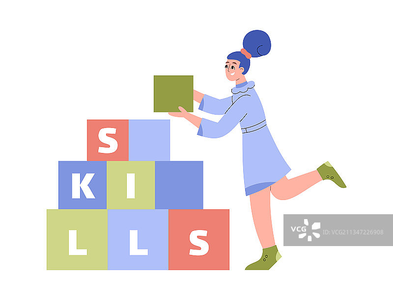 自我提升概念隐喻与女性图片素材