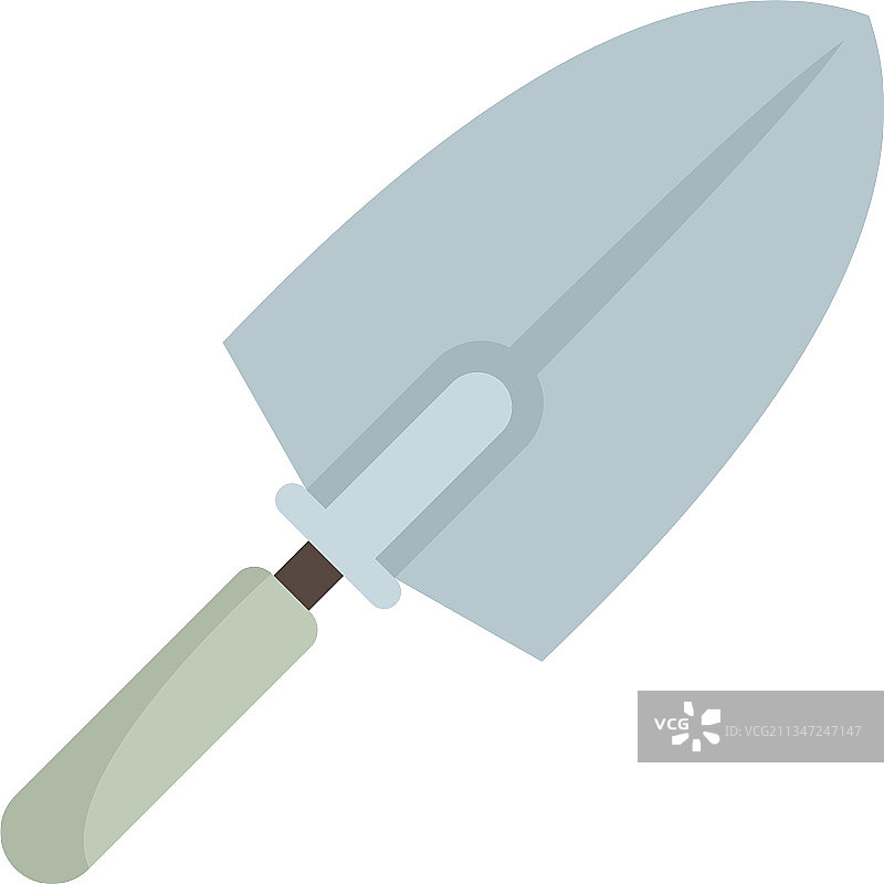 瓦工抹刀扁平图标图片素材