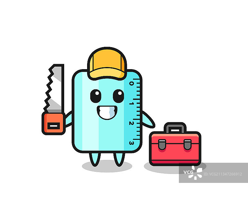 木匠尺子角色图片素材