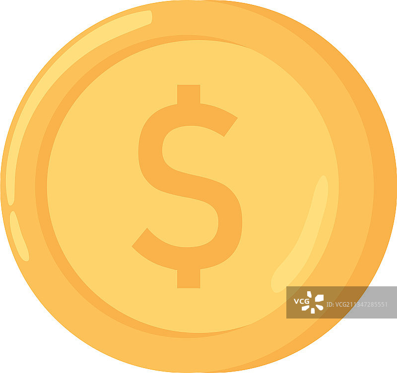 美元硬币图片素材
