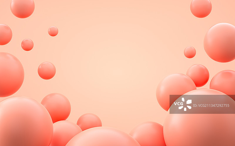 简约小球圆球场景背景图片素材