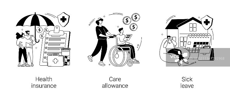 医疗保健抽象概念图片素材