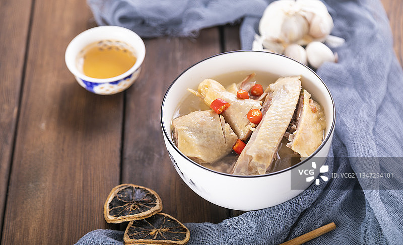 中国绍兴特色美食醉鸡图片素材