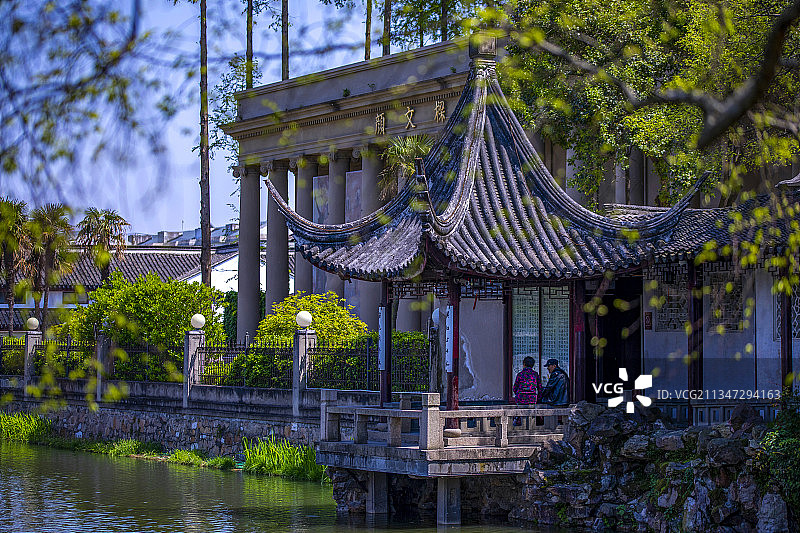 苏州园林——沧浪亭春色图片素材