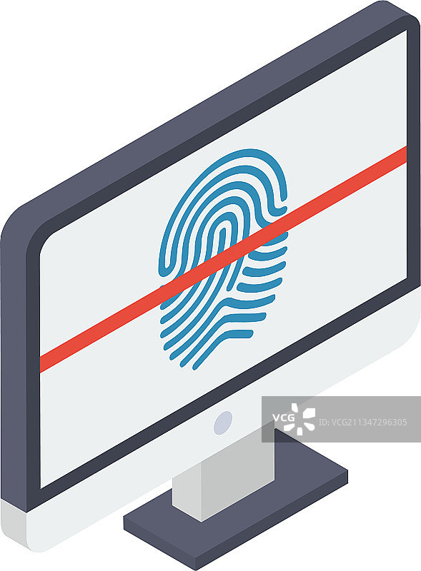 拇指扫描图片素材