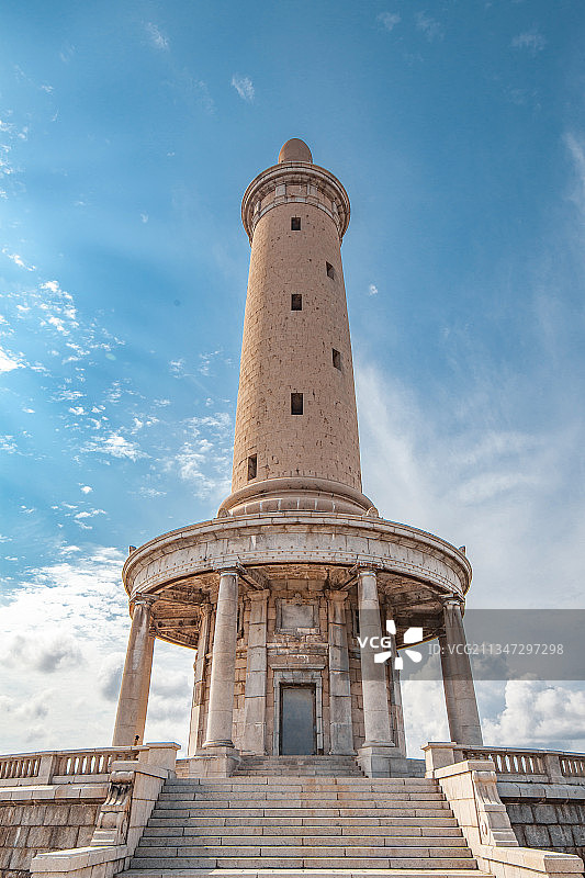 中国辽宁大连旅顺白玉山塔楼图片素材
