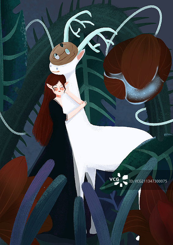 暗黑系风格插画2图片素材