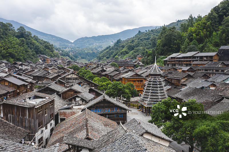 肇兴侗寨图片素材