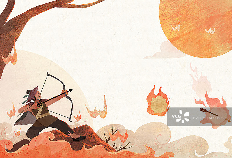 神话传说插画创作图片素材