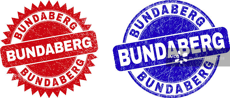 邦达伯格圆形和花形海豹，带有腐蚀痕迹图片素材