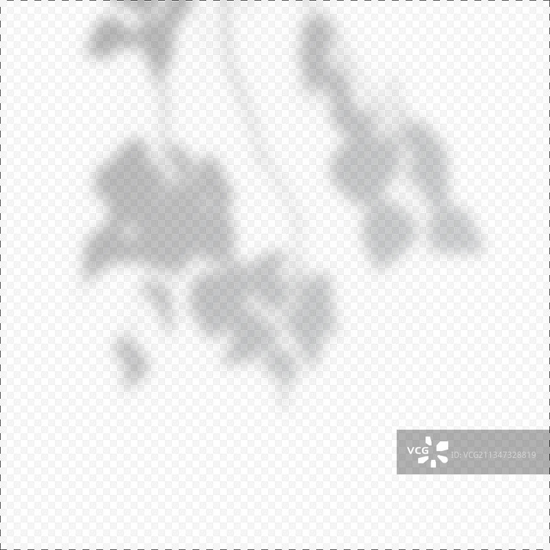 逼真透明叠加模糊阴影图片素材