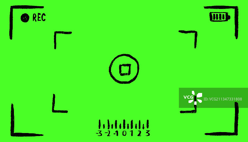 相机取景器屏幕涂鸦模型图片素材