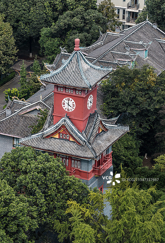 四川大学钟楼图片素材
