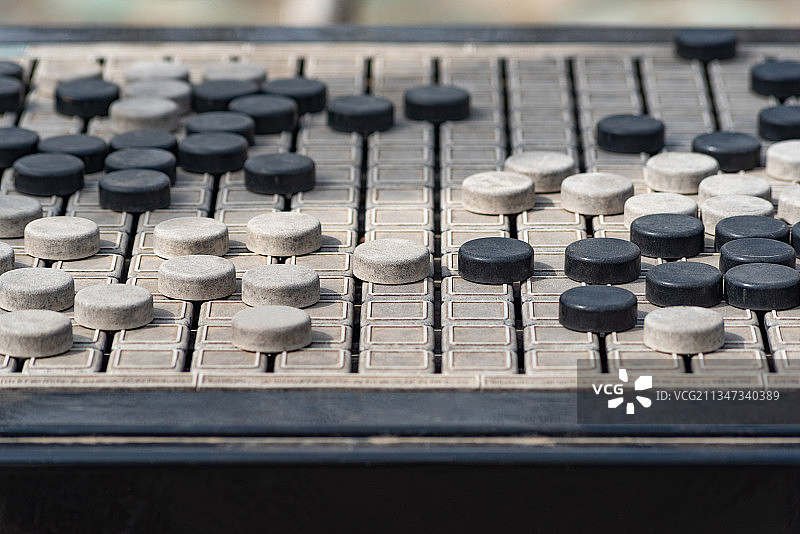 休闲场地的围棋棋盘图片素材