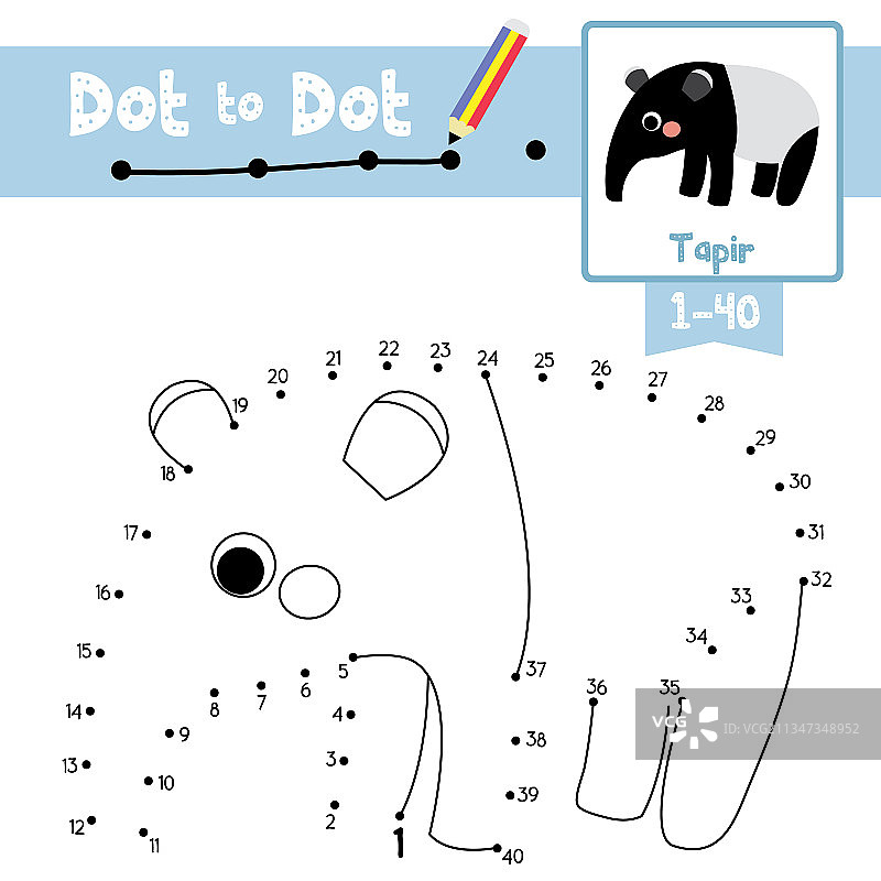 点对点教育游戏和图画书图片素材