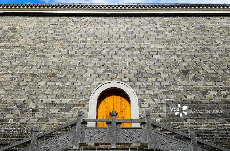 江西南昌万寿宫墙和门图片素材