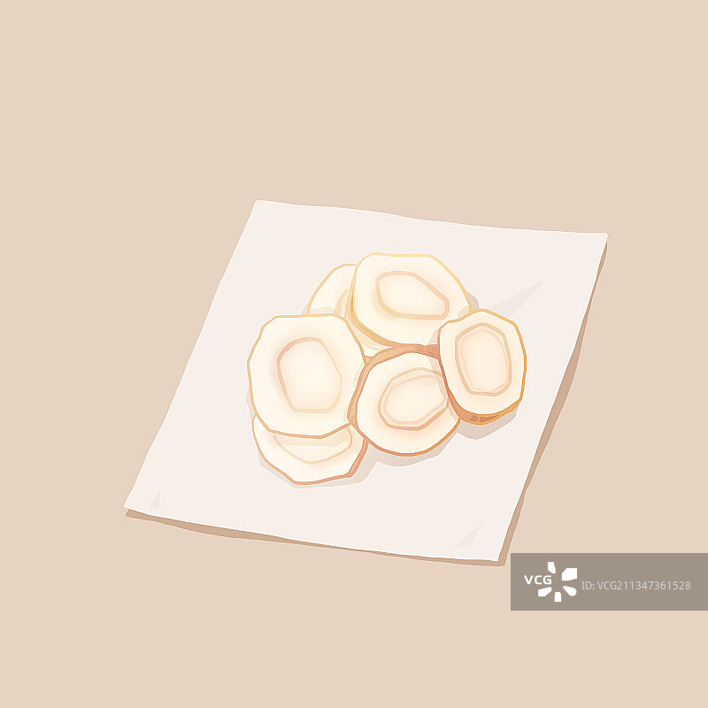 中药材西洋参图片素材