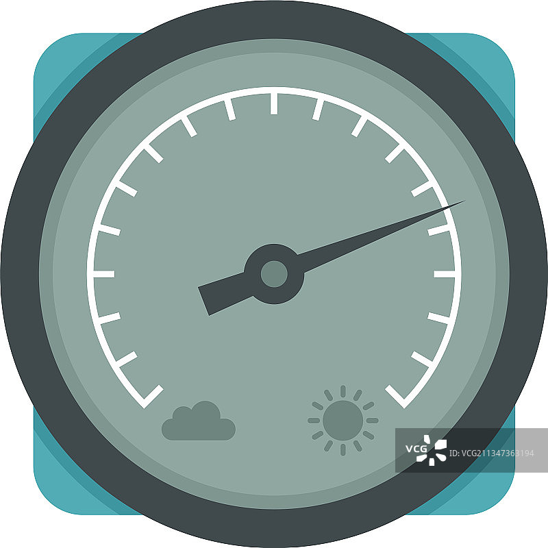 气候气压计扁平图标图片素材