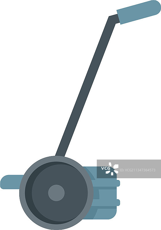 扁平风格手推割草机图标图片素材