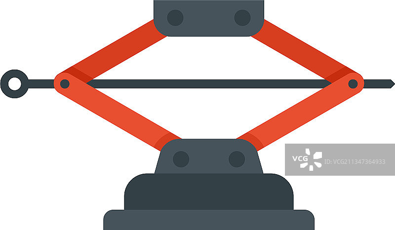 千斤顶螺丝图标（扁平风格）图片素材