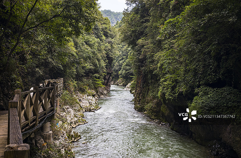 中国贵州南江大峡谷峡谷风光图片素材