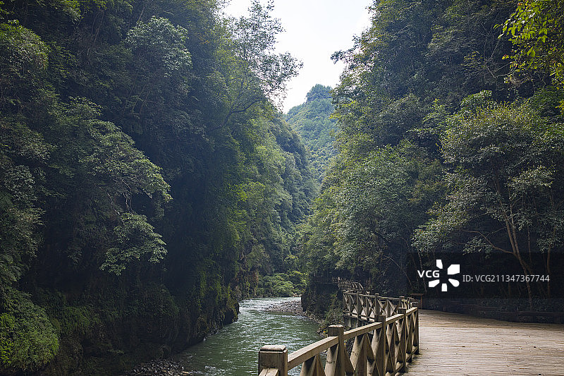 中国贵州南江大峡谷峡谷风光图片素材