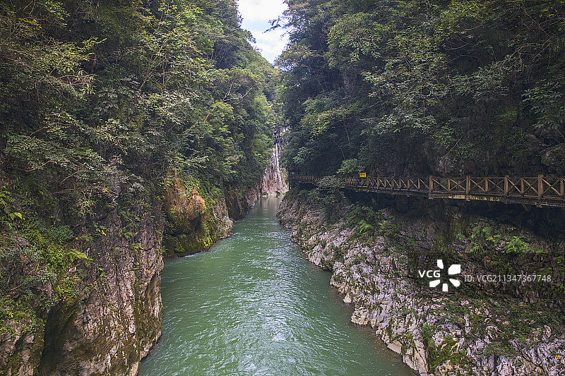 中国贵州南江大峡谷峡谷风光图片素材