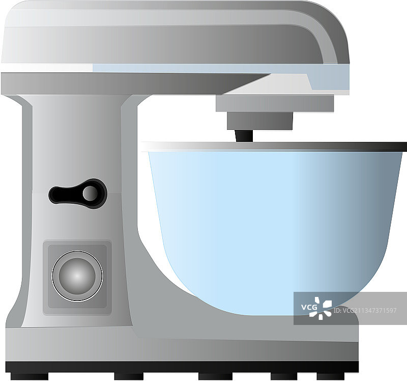 银色电动联合收割机图片素材