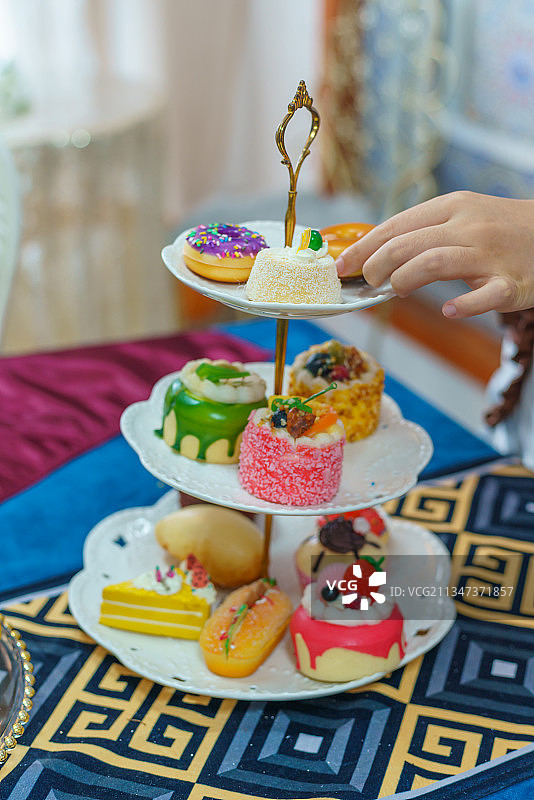 英伦下午茶糕点图片素材