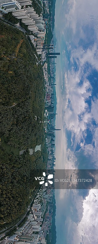 俯瞰深圳图片素材