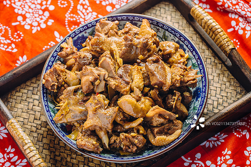 黄焖鸭美食摄影图片素材