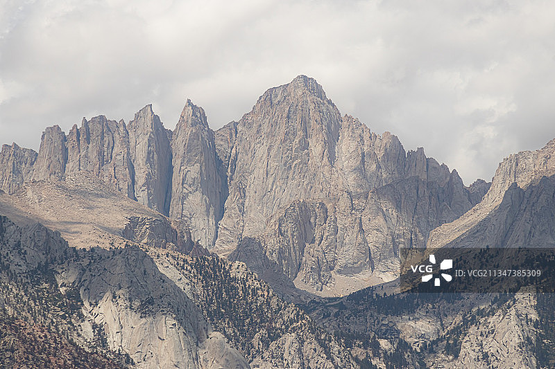 美国阿拉巴马山岩石山脉全景图片素材