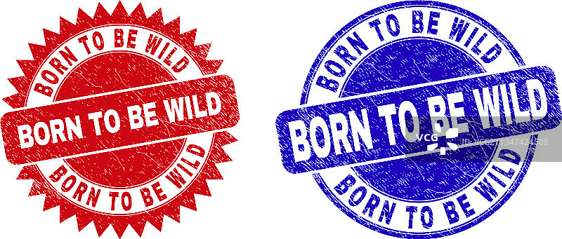 天生狂野圆形花结水印图片素材