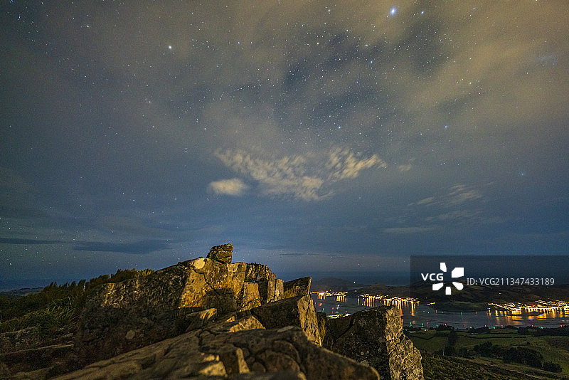 新西兰星空图片素材