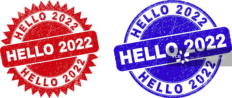 2022圆形花结印章图片素材